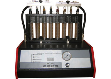 8 সিলিন্ডার জ্বালানীর Injector ক্লিনার মেশিন এবং পরীক্ষক WDF-8H ম্যানুয়াল ড্রেন ভালভ সঙ্গে