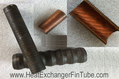 CuNi70 / 30, CuNi90 / 10, 26FPI অভ্যন্তরীণ পাঁজর যন্ত্র নিম্ন ডানা টিউব সঙ্গে